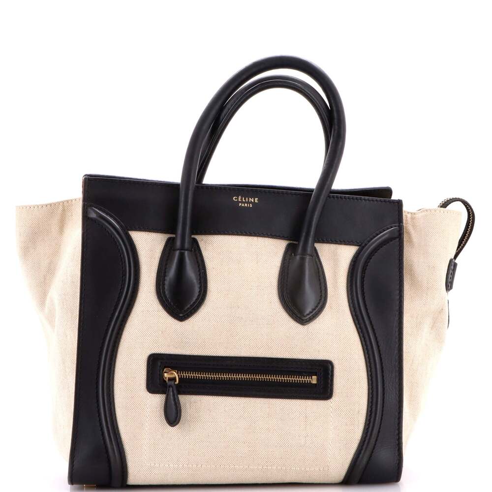Celine Luggage Bag Canvas And Leather #243526C97B